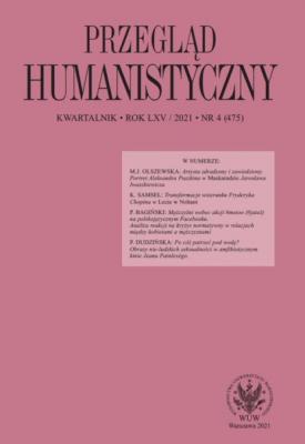 Przegląd Humanistyczny 2021/4 (475) - Группа авторов Przegląd Humanistyczny