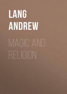 Magic and Religion - Lang Andrew 