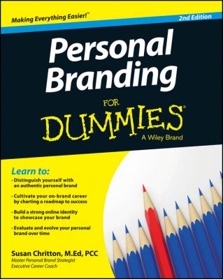 Personal Branding For Dummies - Susan  Chritton 