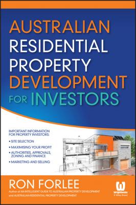 Australian Residential Property Development for Investors - Ron  Forlee 