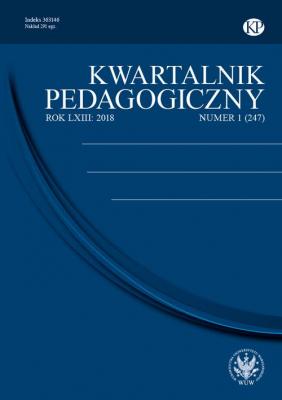 Kwartalnik Pedagogiczny 2018/1 (247) - Praca zbiorowa KWARTALNIK PEDAGOGICZNY