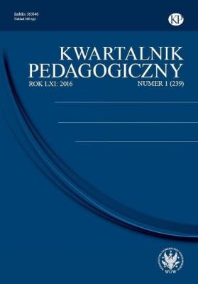 Kwartalnik Pedagogiczny 2016/1 (239) - Praca zbiorowa KWARTALNIK PEDAGOGICZNY