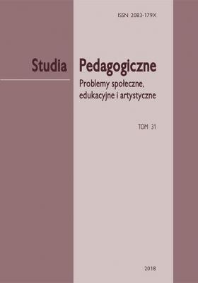 Studia Pedagogiczne. Problemy społeczne, edukacyjne i artystyczne, t. 31 - Группа авторов 