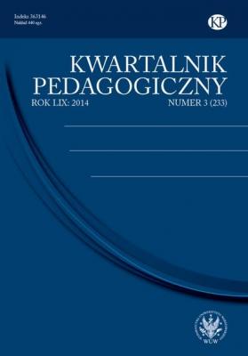Kwartalnik Pedagogiczny 2014/3 (233) - Группа авторов KWARTALNIK PEDAGOGICZNY