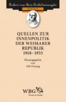 Quellen zur Innenpolitik der Weimarer Republik 1919-1933 - Группа авторов 