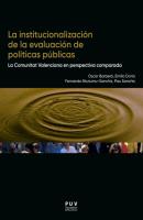 La institucionalización de la evaluación de políticas públicas - Oscar Barberá Aresté Desarrollo Territorial. Serie Papers