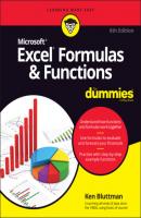 Excel Formulas & Functions For Dummies - Ken Bluttman 