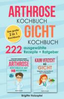 Arthrose Kochbuch | Gicht Kochbuch: 2 in 1 Kochbuch mit 222 ausgewählten Rezepten - Brigitte Holzapfel 