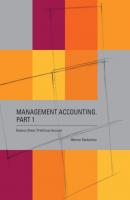 Management Accounting. Part 1 – Balance Sheet, Profit Loss Account - Werner Seebacher 
