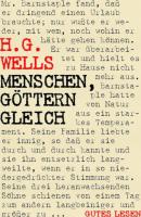 Menschen, Göttern gleich - H. G. Wells 