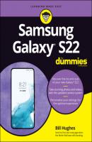 Samsung Galaxy S22 For Dummies - Bill Hughes 