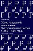 Обзор нарушений, выявленных Счетной палатой России в 2020 – 2022 годах - Дмитрий Шевелько 