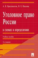 Уголовное право России в схемах и определениях. 2-е издание - Александр Владимирович Бриллиантов 