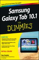Samsung Galaxy Tab 10.1 For Dummies - Dan Gookin 