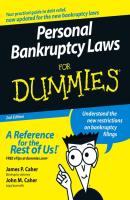 Personal Bankruptcy Laws For Dummies - James Caher P. 