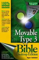 Movable Type 3 Bible - Rogers  Cadenhead 