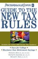 PricewaterhouseCoopers' Guide to the New Tax Rules - PricewaterhouseCoopers LLP 