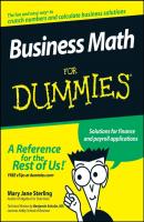 Business Math For Dummies - Mary Sterling Jane 