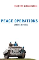 Peace Operations - Diehl Paul F. 