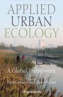 Applied Urban Ecology. A Global Framework - Richter Matthias 