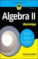 Algebra II For Dummies - Mary Sterling Jane 