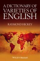 A Dictionary of Varieties of English - Raymond  Hickey 