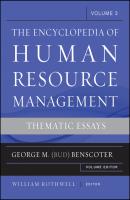The Encyclopedia of Human Resource Management, Volume 3 - William J. Rothwell 
