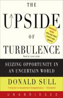 Upside of Turbulence - Donald  Sull 