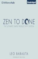 Zen to Done - Leo Babauta 