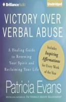 Victory Over Verbal Abuse - Patricia Evans 