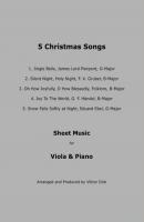 5 Christmas Songs - Sheet Music for Viola & Piano - Viktor Dick 