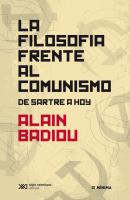 La filosofía frente al comunismo - Alain  Badiou Minima
