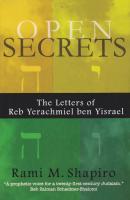 Open Secrets - Rabbi Rami M. Shapiro 