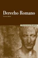 Derecho romano - Francisco Samper 