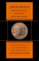 Encomium of Ptolemy Philadelphus - Theocritus Hellenistic Culture and Society