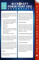 Microsoft Powerpoint 2013 Essentials (Speedy Study Guides) - Speedy Publishing 