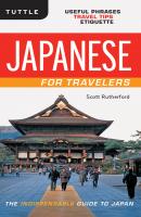 Japanese for Travelers - Scott Rutherford 