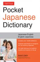 Tuttle Pocket Japanese Dictionary - Samuel E. Martin 