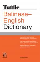 Tuttle Balinese-English Dictionary - Norbert Shadeg 
