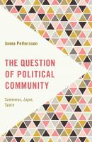 The Question of Political Community - Jonna Pettersson 