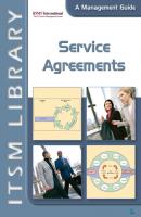 Service Agreements - A Management Guide - Rob Benyon 