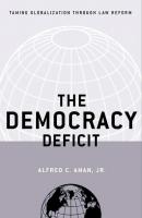 The Democracy Deficit - Alfred C. Aman, Jr. 