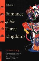 Romance of the Three Kingdoms Volume 1 - Lo Kuan-Chung 