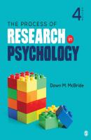 The Process of Research in Psychology - Dawn M. McBride 