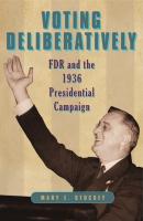 Voting Deliberatively - Mary E. Stuckey Rhetoric and Democratic Deliberation