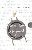 Notes From Underground - Fyodor Dostoyevsky Canons