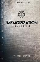 Memorization Study Bible, The - Thomas  Meyer 