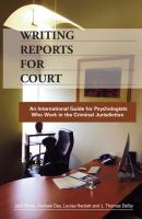 Writing Reports for Court - Louisa Hackett 