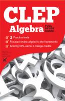 CLEP Algebra 2017 - Sharon A Wynne 