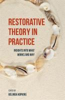 Restorative Theory in Practice - Belinda Hopkins 